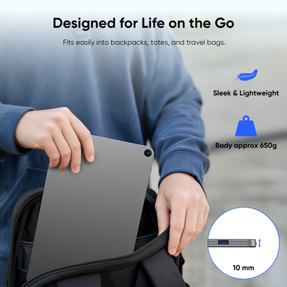 12" Tablet PC Intel Pentium Gold 6500Y, 12GB RAM 256GB SSD 2000×1200 IPS Touchscreen Full-Featured Type-C WiFi 5 Bluetooth 5.0 Portable Tablet for Learning Everyday Use